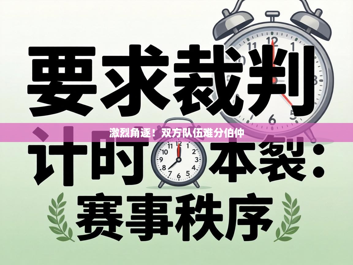 激烈角逐！双方队伍难分伯仲